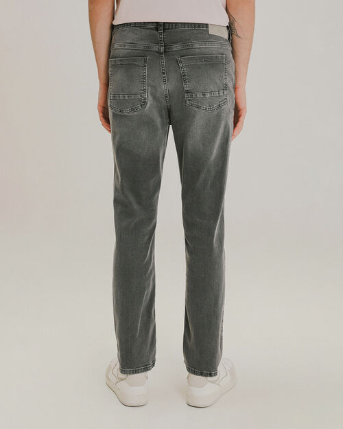 Jeans Slim Gris